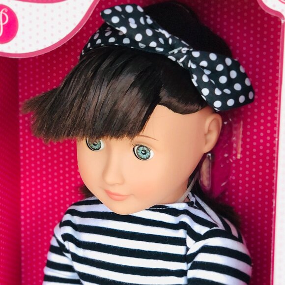 New in Box Our Generation 18" Retro Doll-Peggy Brunette - Picture 14 of 16